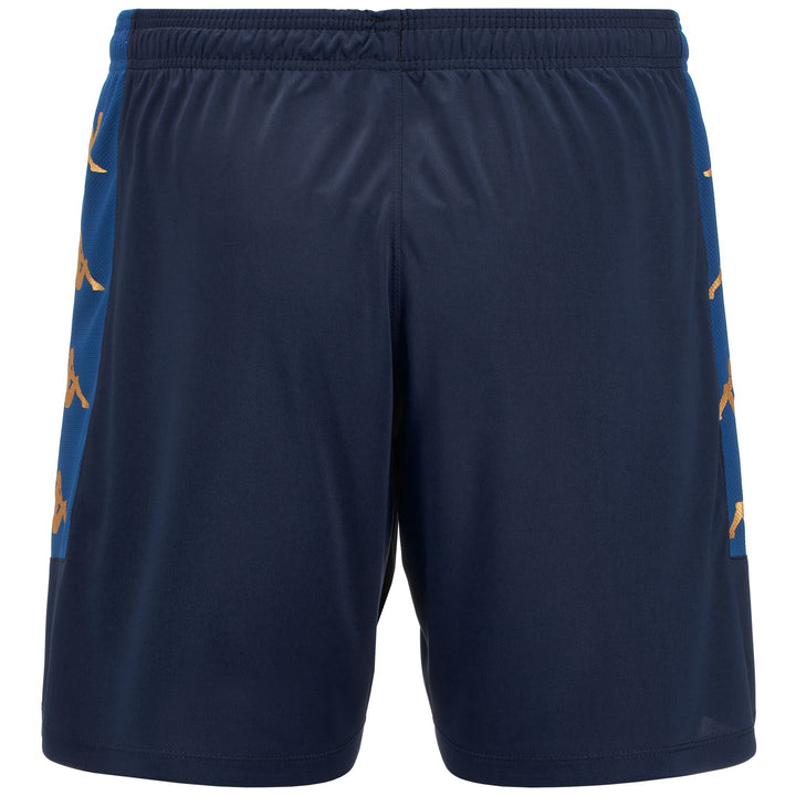 Shorts Man KAPPA4FOOTBALL GONDO Sport  Shorts BLUE MARINE-BLUE MD COBALT Dressed Side (jpg Rgb)		