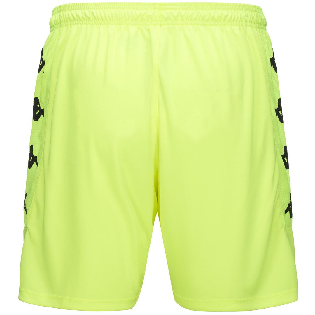 Green Men's Slim Fit Soccer Training Shorts in Interlock and Mesh main