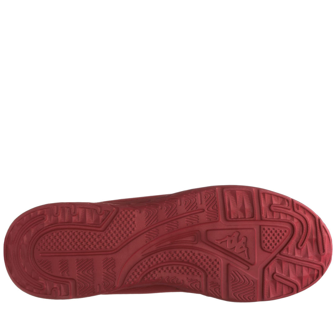 Sneakers da Passeggio Unisex Basse Rosse e Nere con Tomaia in Mesh main