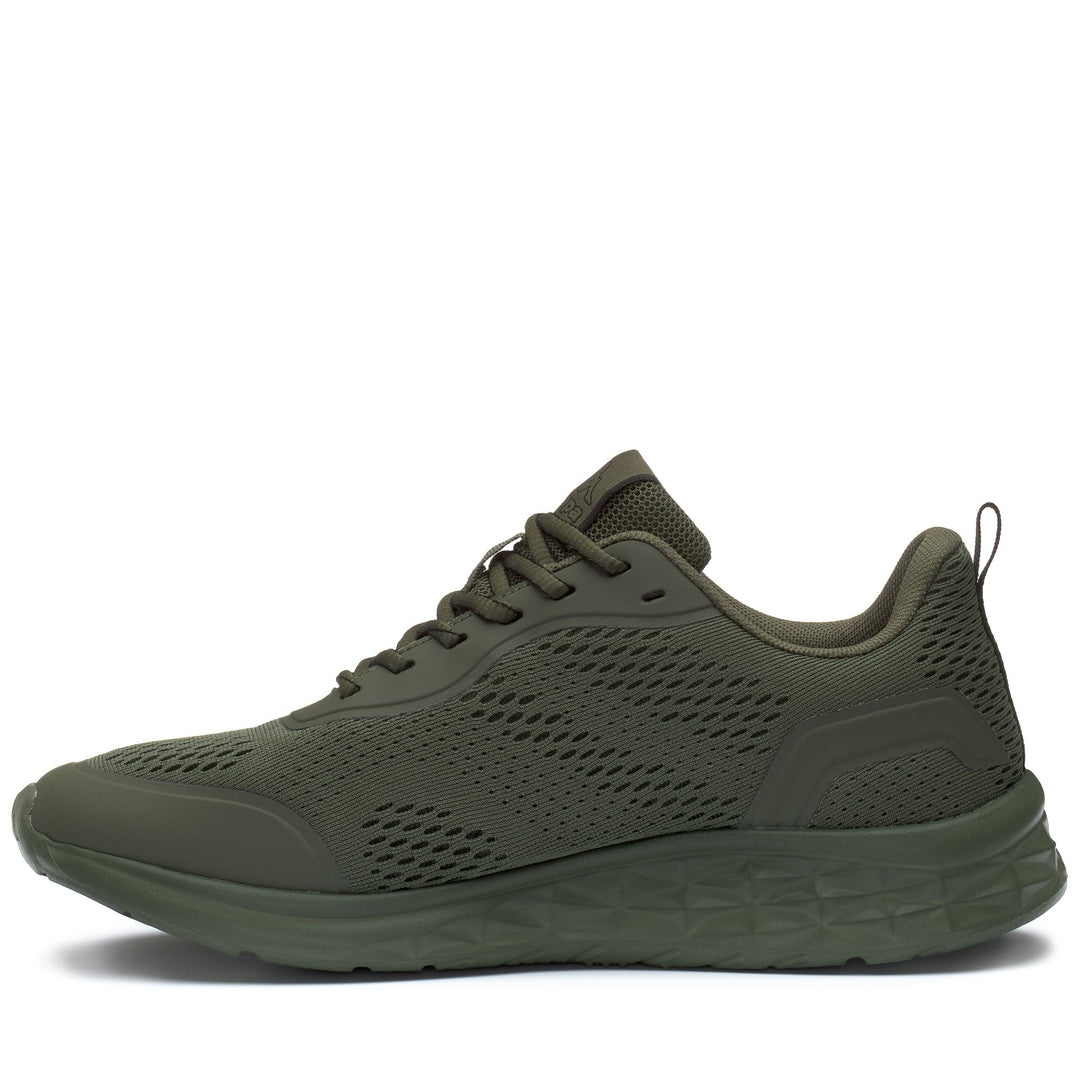 Olive Green Unisex Low Cut Walking Sneakers main