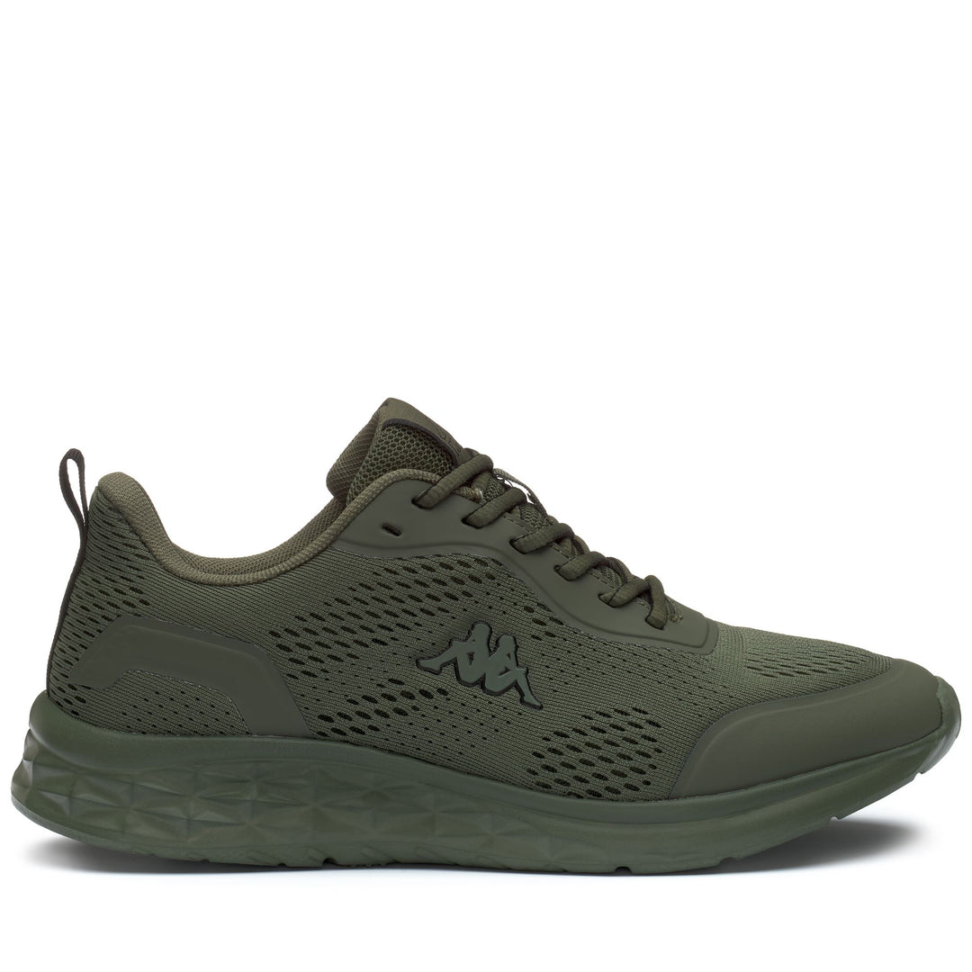 Olive Green Unisex Low Cut Walking Sneakers main