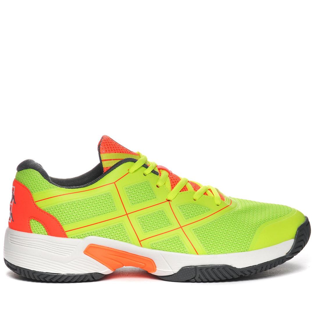 Neon Green Unisex Low Cut Padel Sport Shoes with Rubber Outsole main