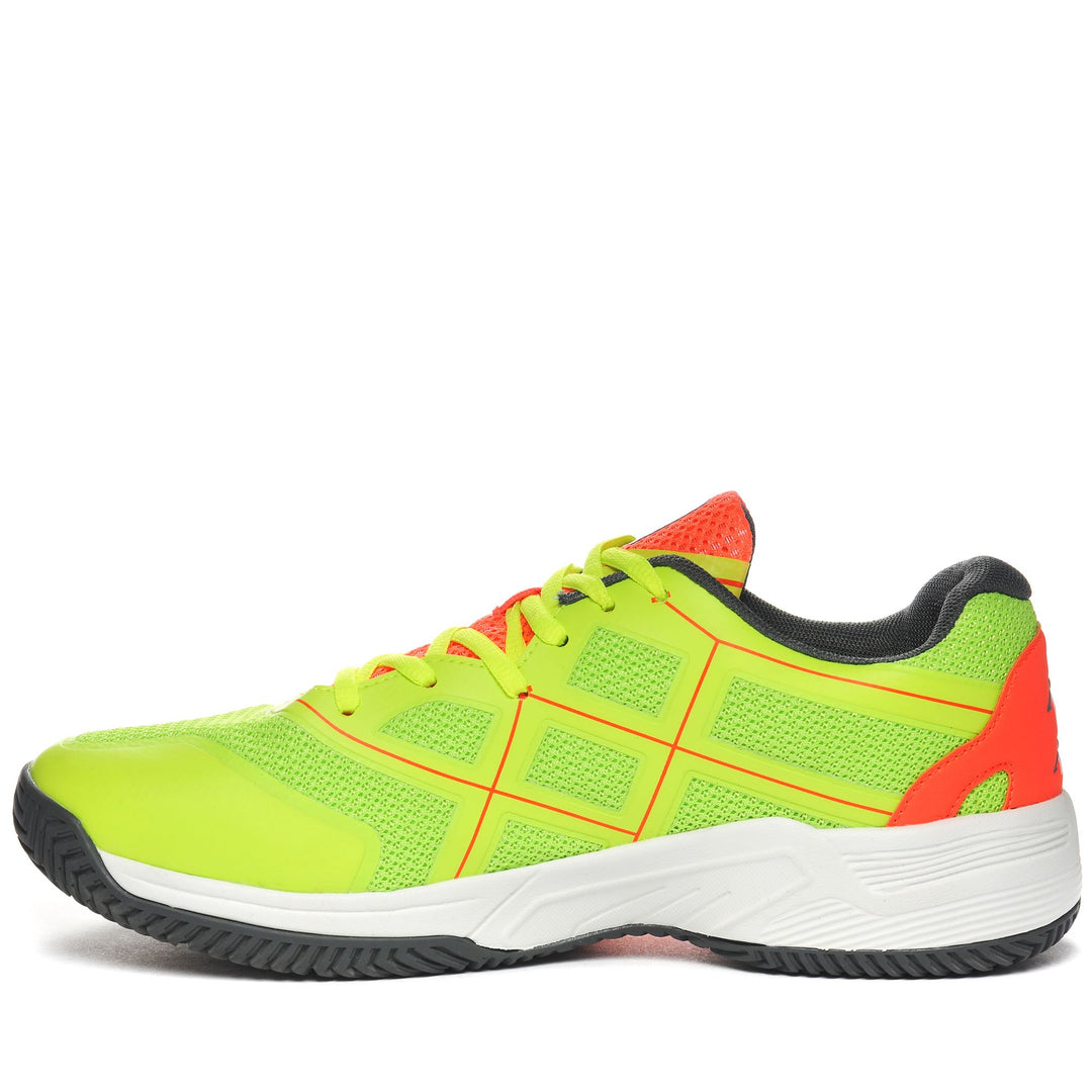Neon Green Unisex Low Cut Padel Sport Shoes with Rubber Outsole main