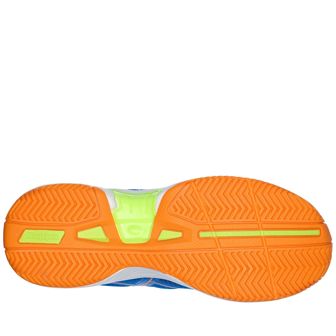 Zapatillas de pádel unisex de corte bajo en azul real con suela de goma main