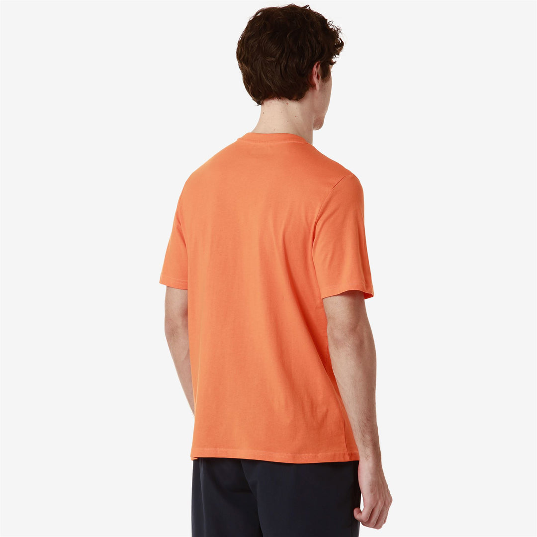 T-ShirtsTop Man LOGO FIORO T-Shirt ORANGE VIBRANT Detail Double				