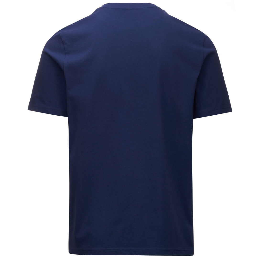 T-ShirtsTop Man LOGO FIORO T-Shirt BLUE MEDIEVAL Dressed Side (jpg Rgb)		