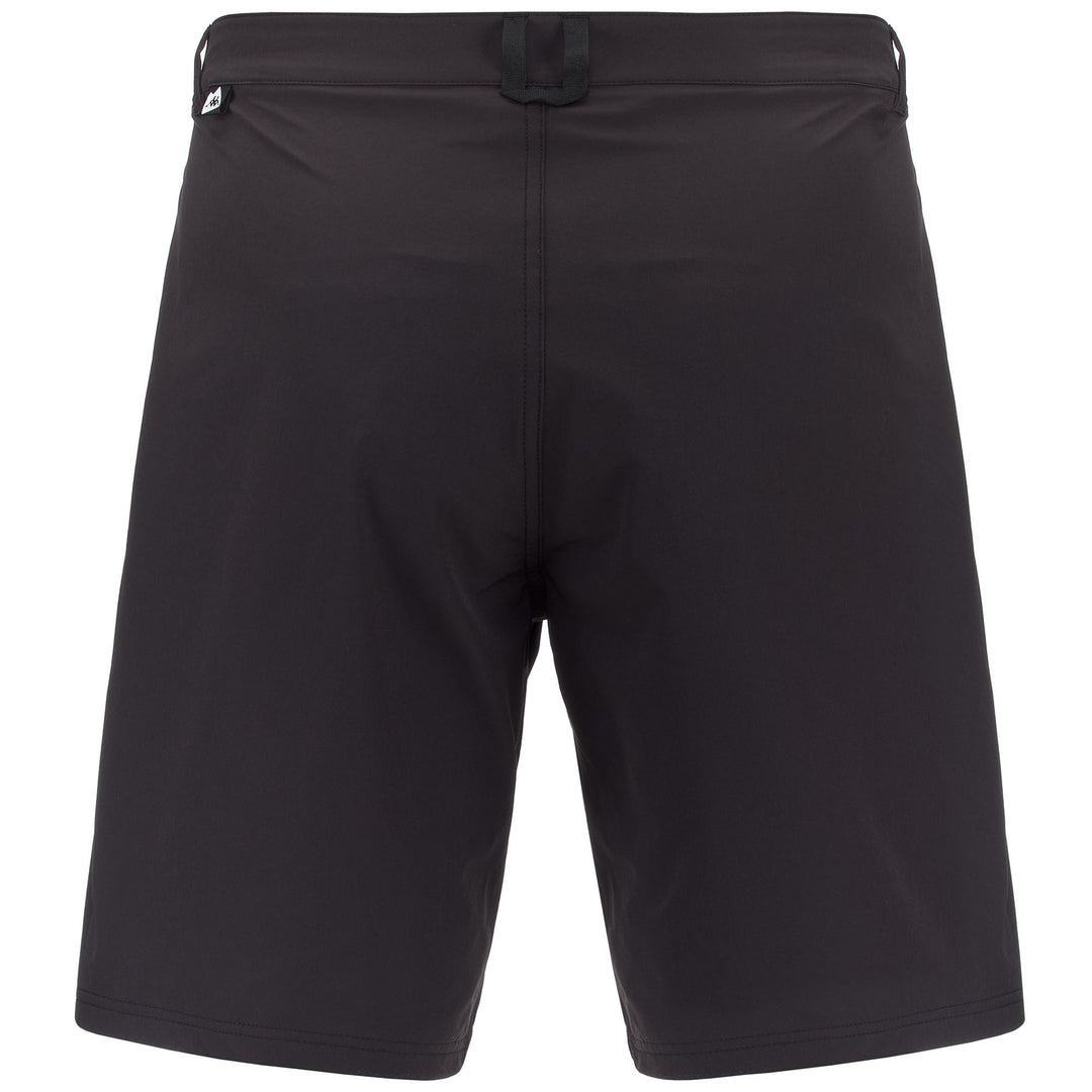 Shorts Man 3CENTO 310 Sport  Shorts BROWN EBONY-BLACK Dressed Side (jpg Rgb)		