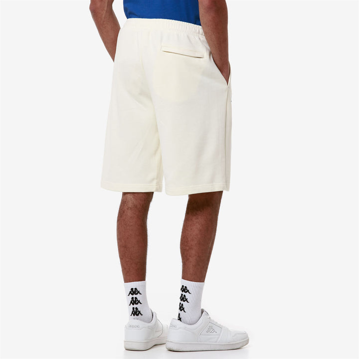 Shorts Man 222 BANDA SURRO Sport  Shorts WHITE ANTIQUE-BLUE ROYAL-RED Detail Double				