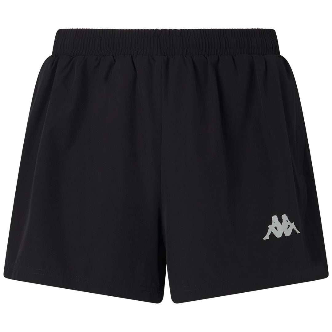 Black Men's Sport Running Shorts with Elastic Waist and Pockets 01