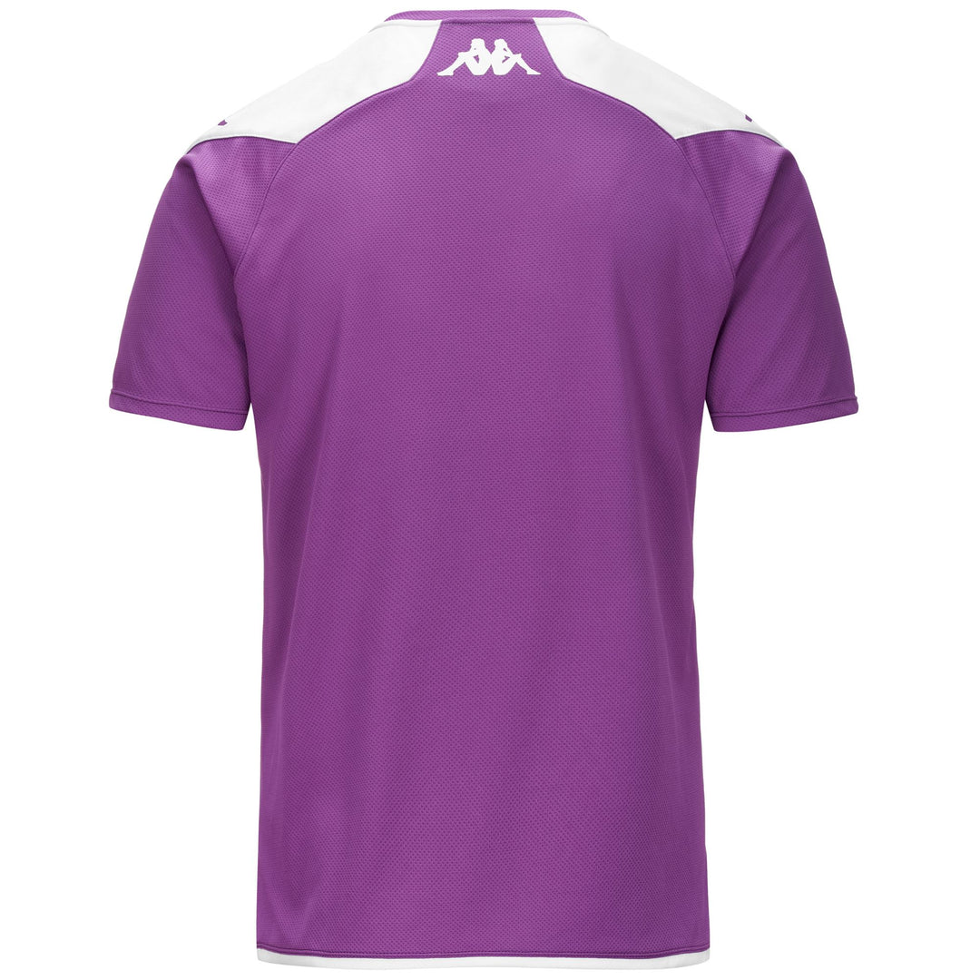 Maillot d'entraînement violet pour homme du Real Valladolid, coupe ajustée main