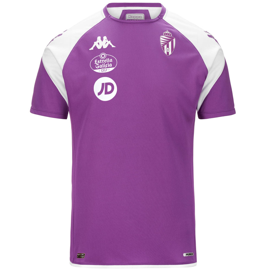 Maillot d'entraînement violet pour homme du Real Valladolid, coupe ajustée 01