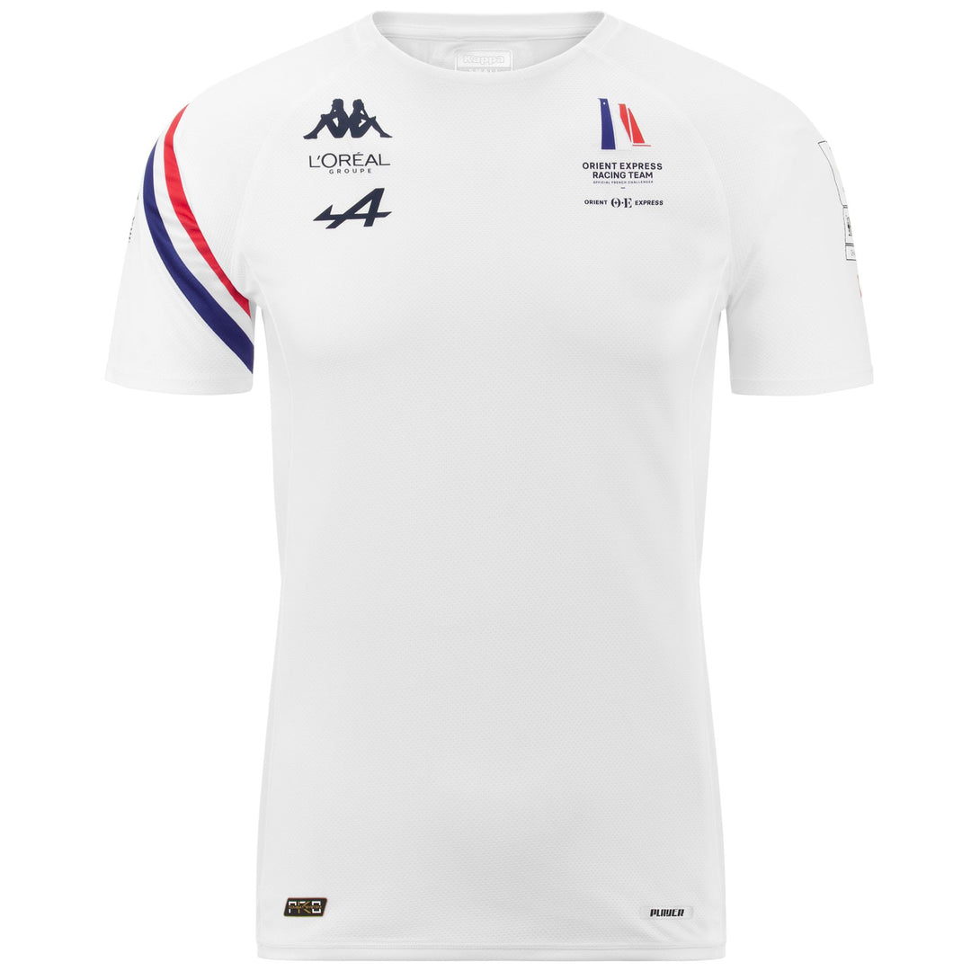 Grey White Men's Sailing Training Shirt with Hydro-Way Protection 01