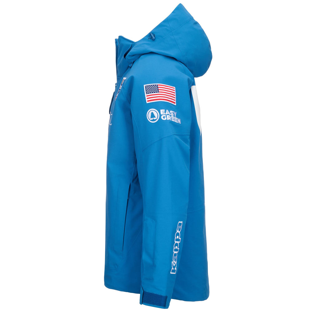 Veste de ski imperméable 3 en 1 pour homme, coupe classique, bleue 02