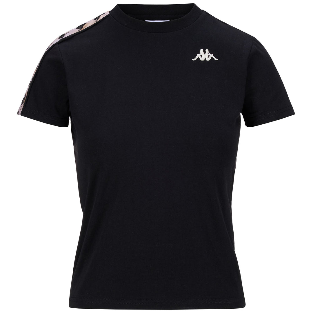 T-Shirt Sportiva Donna Nera con Vestibilità Stretch 01