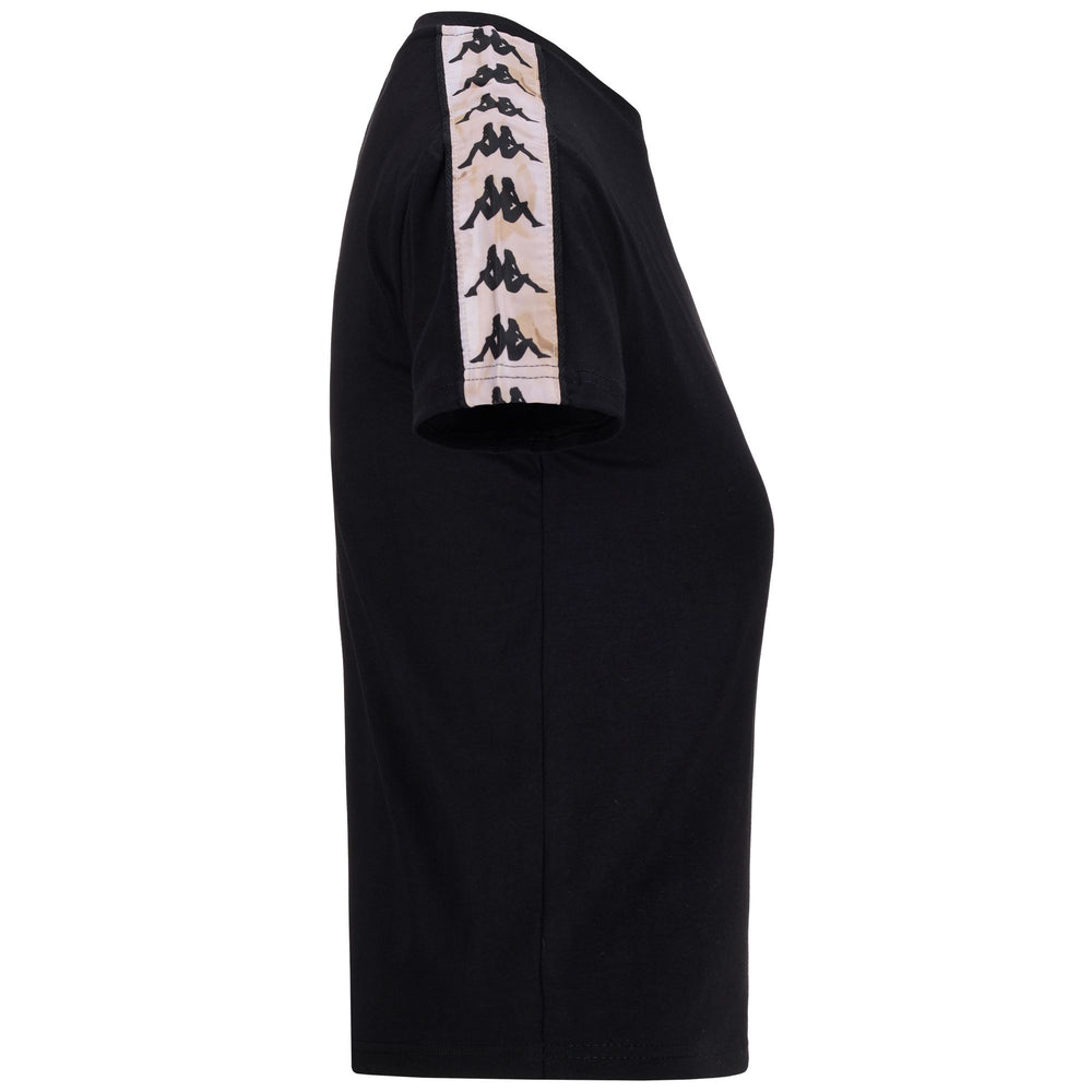 T-Shirt Sportiva Donna Nera con Vestibilità Stretch 02