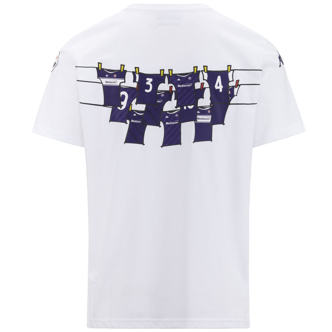 T-ShirtsTop Man FENNOX FIORENTINA T-Shirt WHITE Dressed Side (jpg Rgb)		
