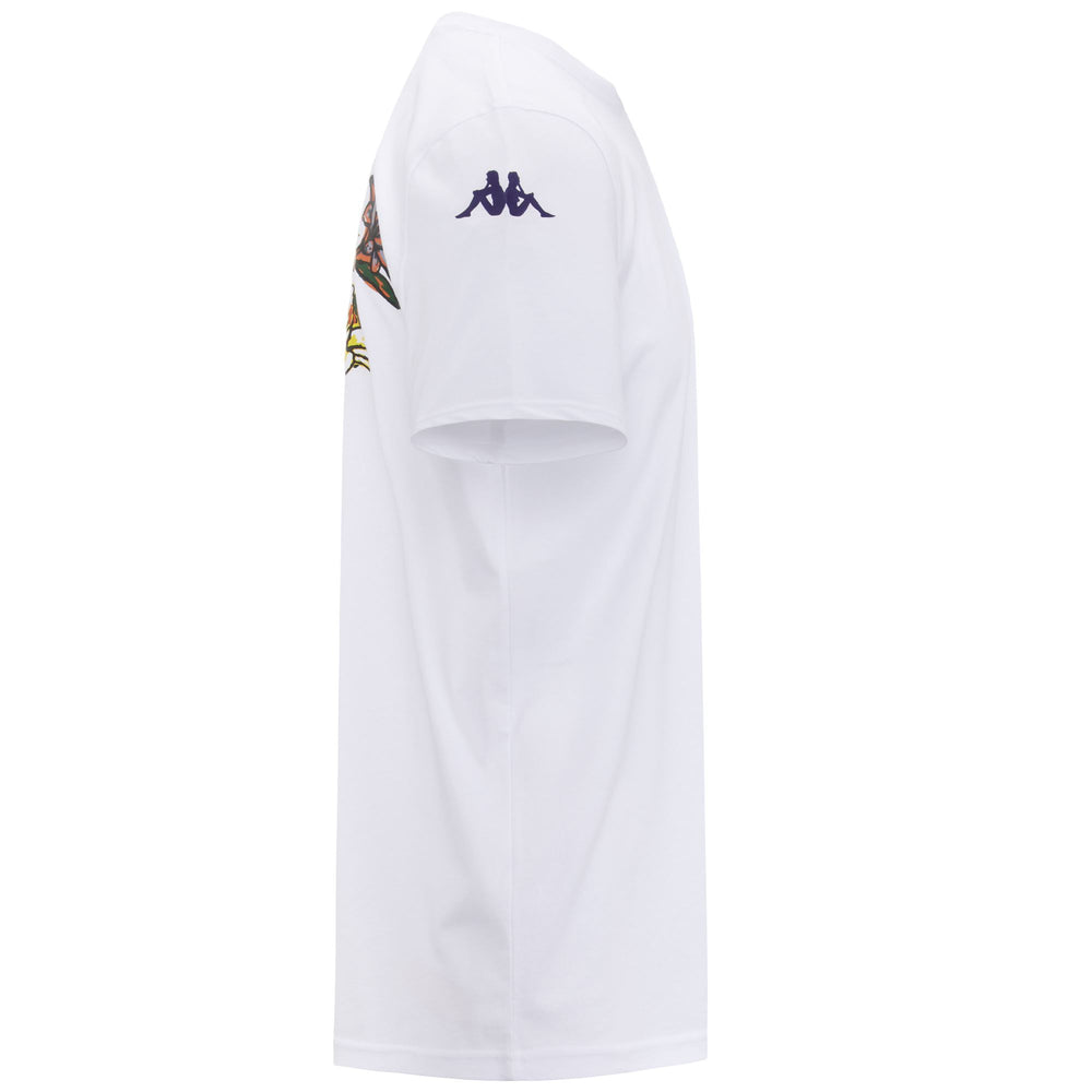 T-ShirtsTop Man FEVVOX FIORENTINA T-Shirt WHITE Dressed Front (jpg Rgb)	