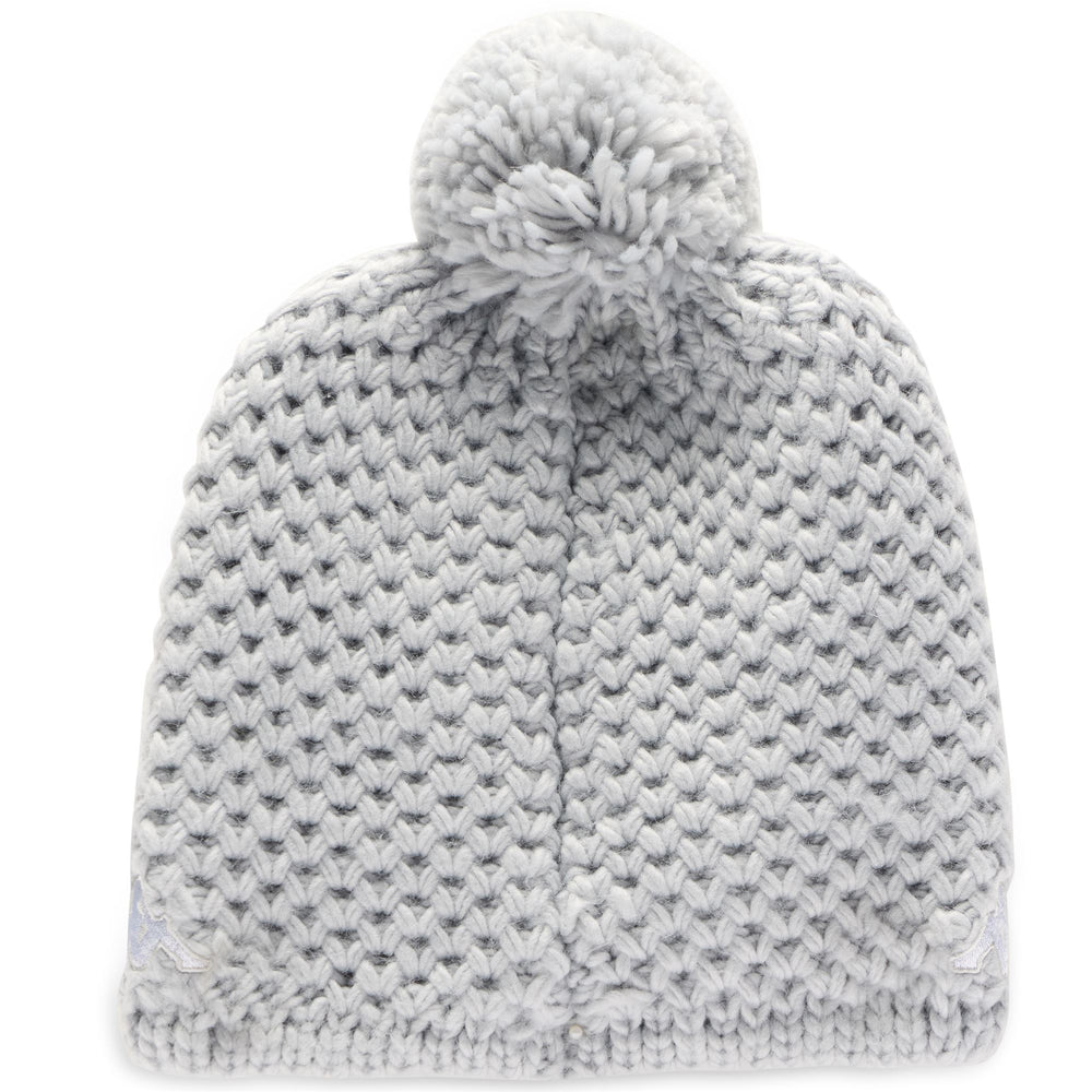 Light Grey Unisex Ski Hat with Polar Lining and Pom Pom 02