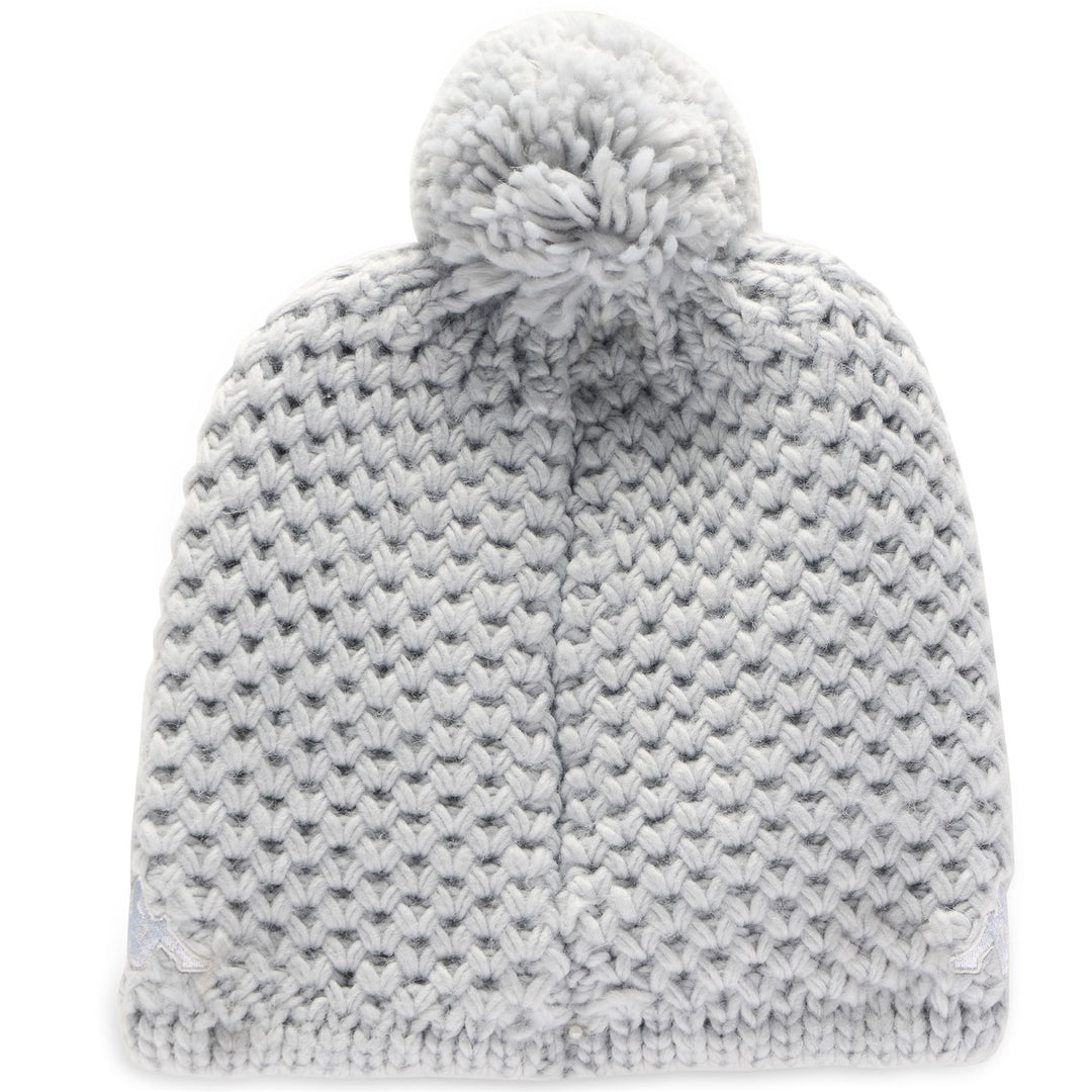 Bonnet gris unisexe en laine et acrylique pour le ski main