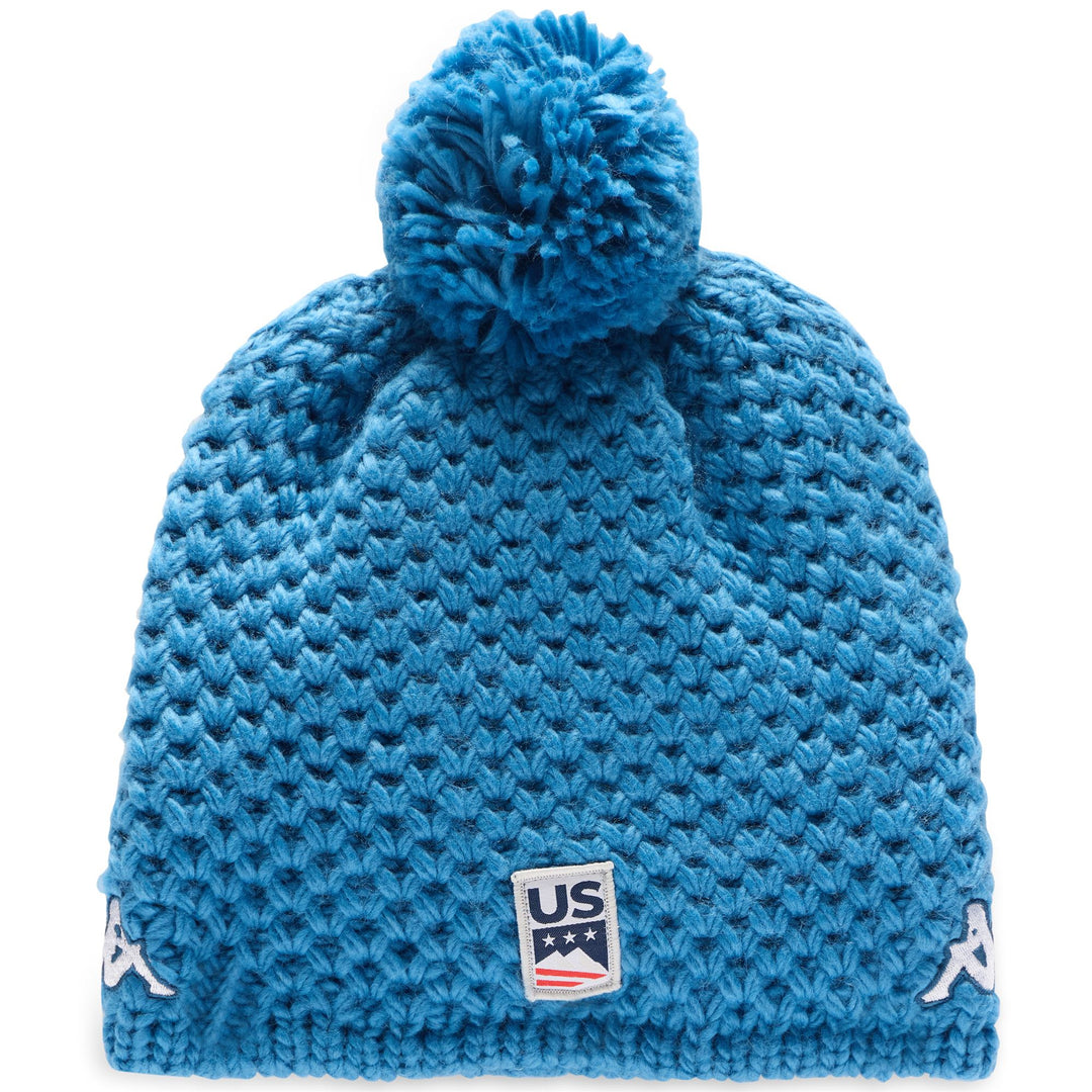 Bonnet de ski unisexe bleu avec doublure polaire 01