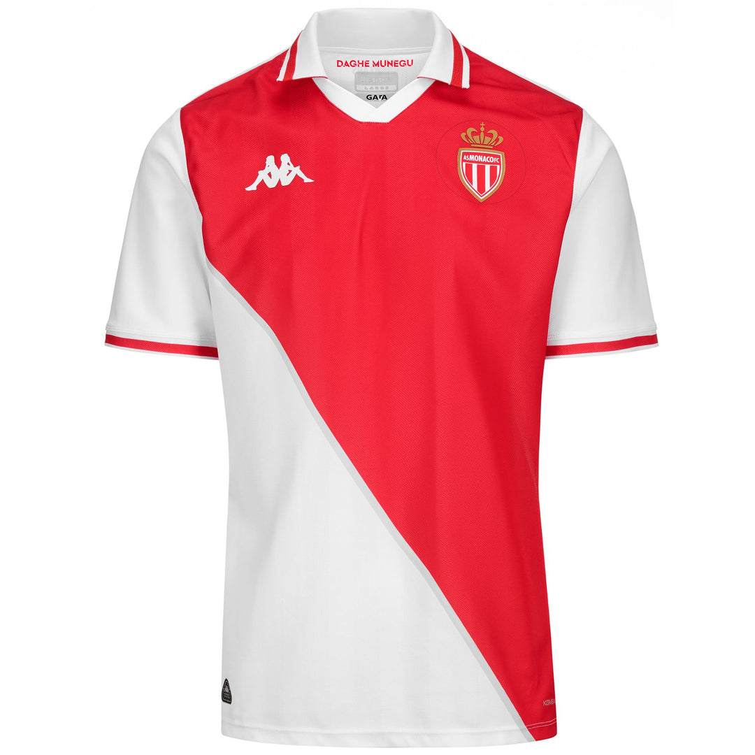 White Men's AS Monaco Football Shirt 01