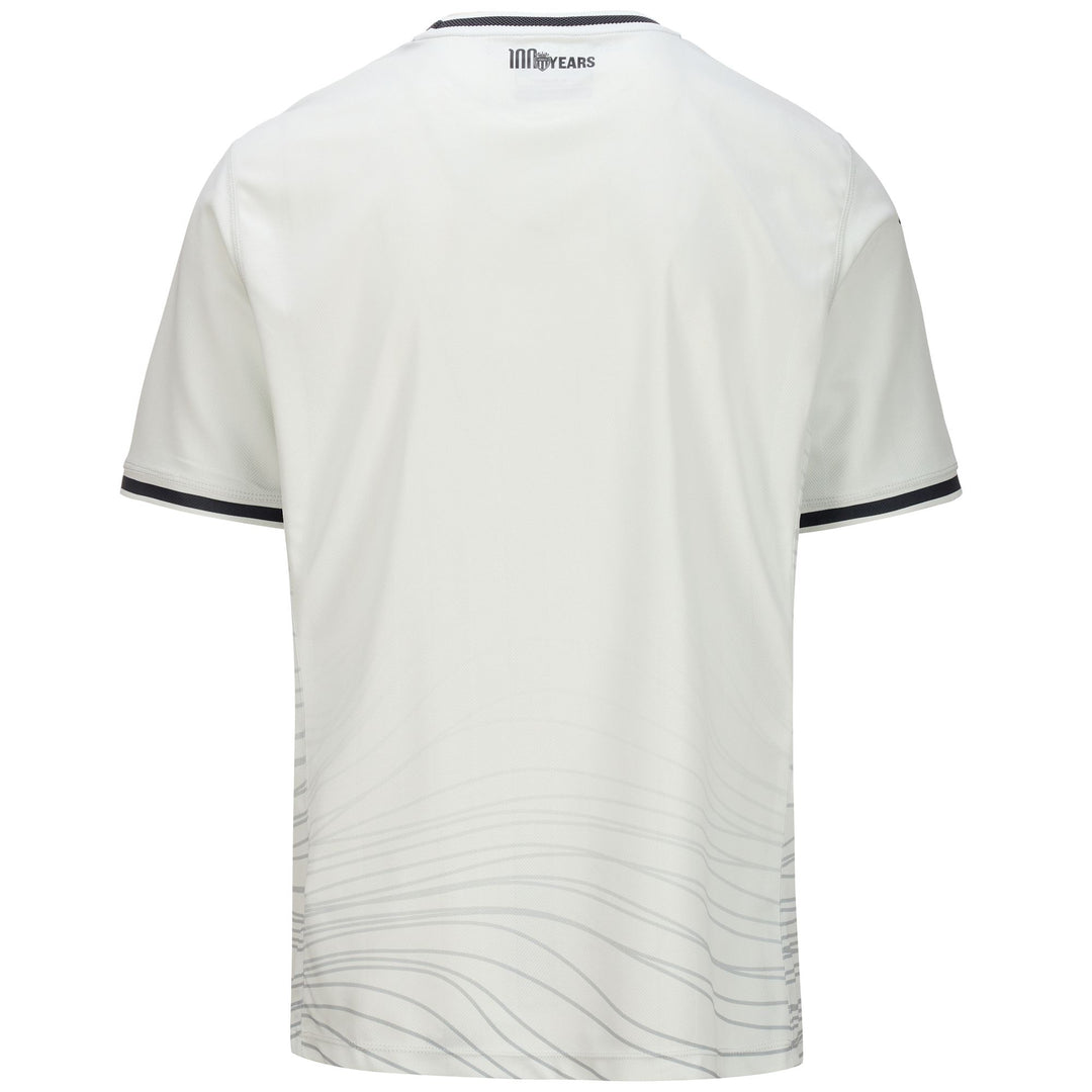 Camiseta deportiva de fútbol gris reciclada para hombre con protección Hydro-Way main