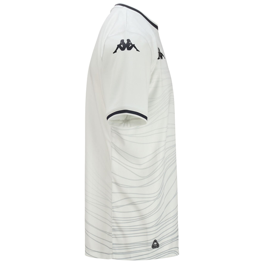 Camiseta deportiva de fútbol gris reciclada para hombre con protección Hydro-Way main