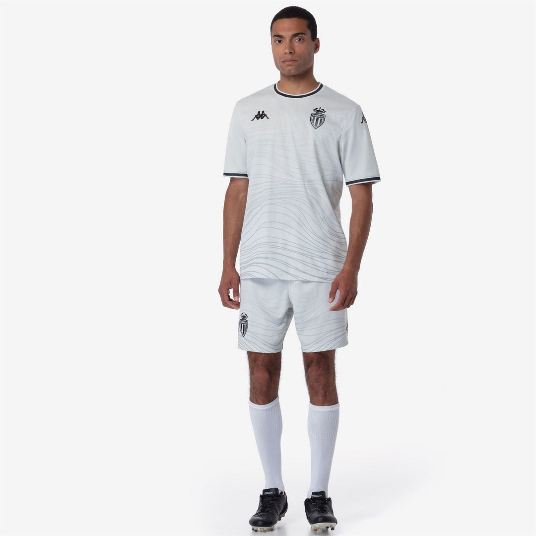 Camiseta deportiva de fútbol gris reciclada para hombre con protección Hydro-Way main