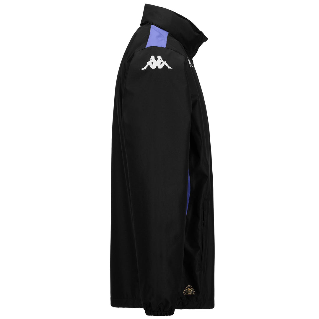 Black Men's Training Rain Jacket with Water Protection main