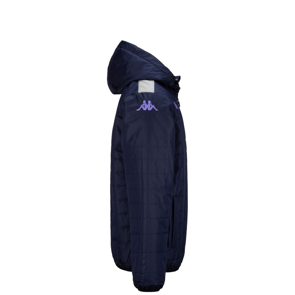 Veste de football Real Valladolid bleue pour homme, matelassée et ajustée 02