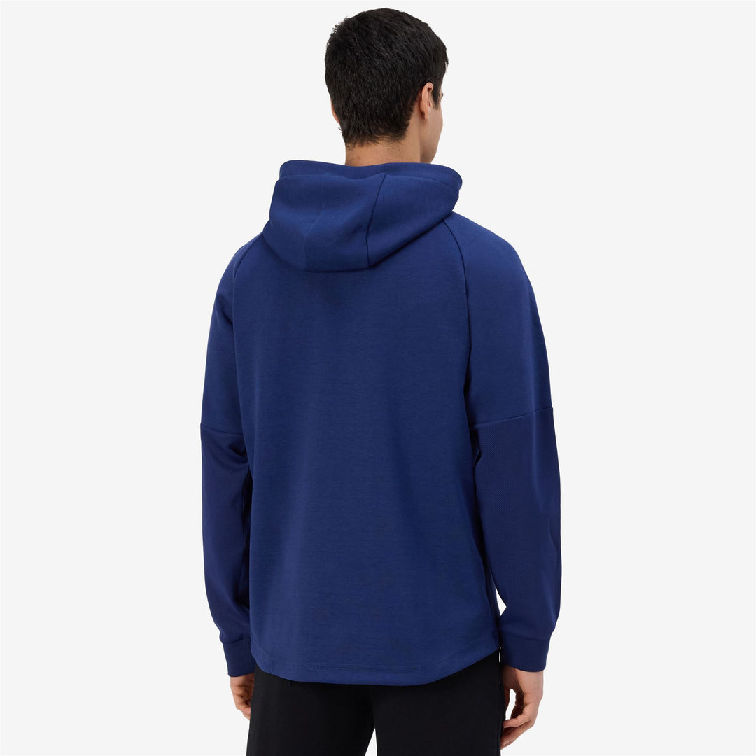 Chaqueta polar de entrenamiento de corte entallado azul marino para hombre main