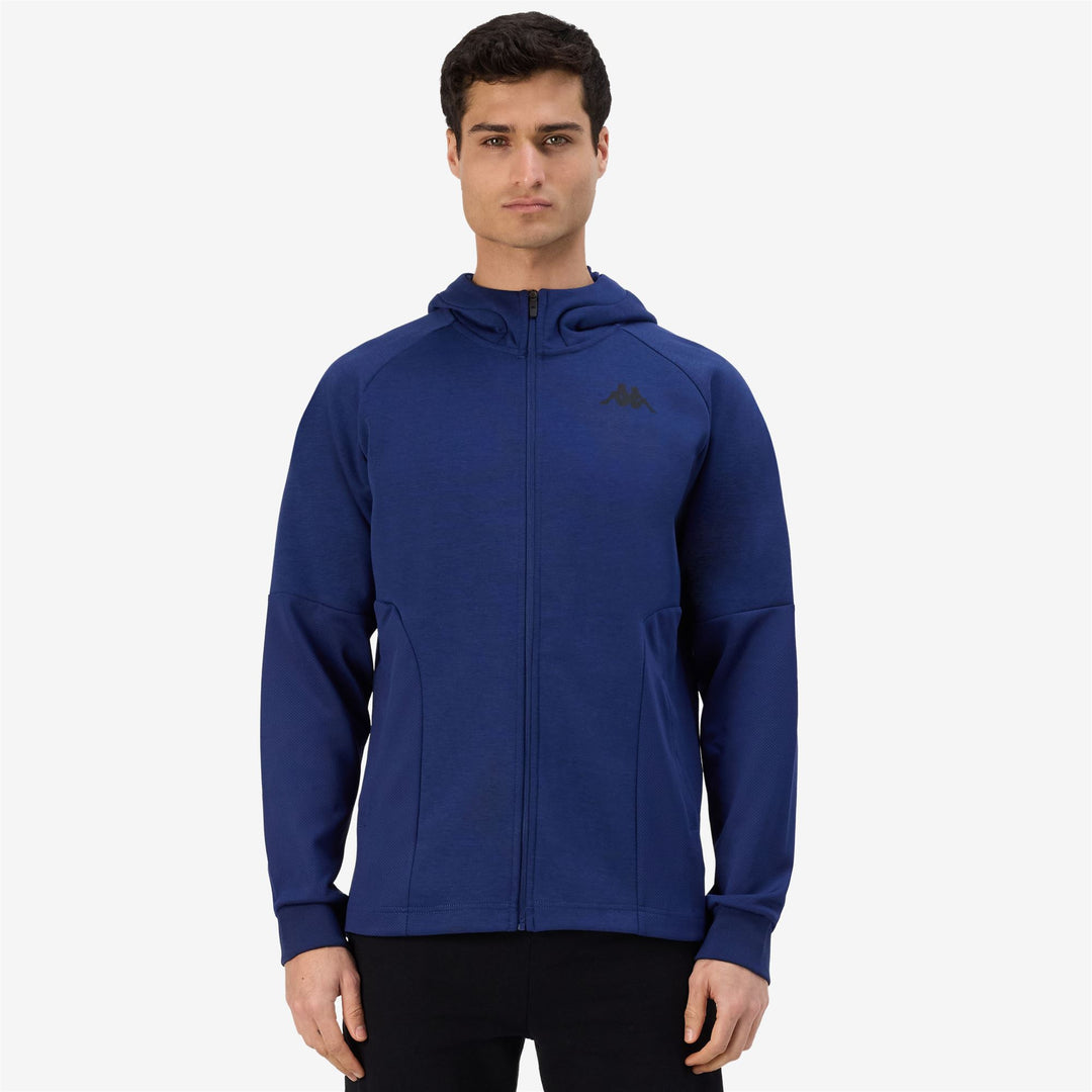 Chaqueta polar de entrenamiento de corte entallado azul marino para hombre main