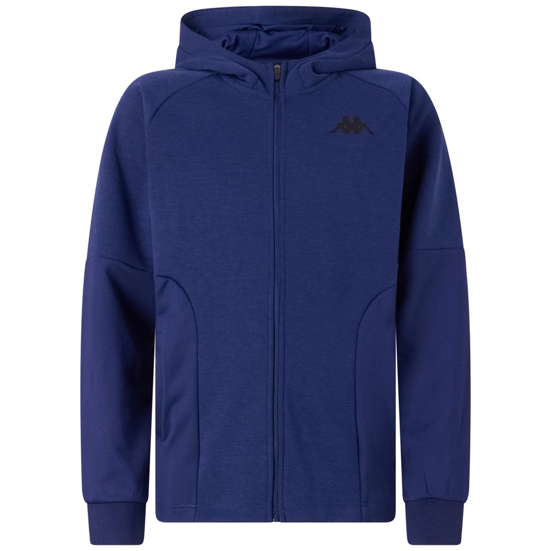 Navy blue Men's Slim Fit Training Fleece Jacket 01