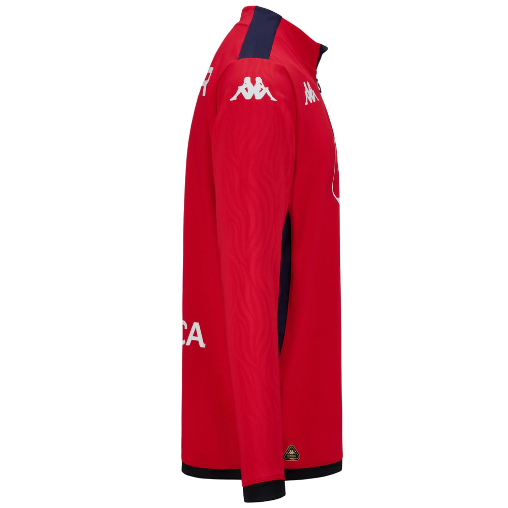 Suéter polar rojo para hombre con tecnología de protección Hydro-Way 02