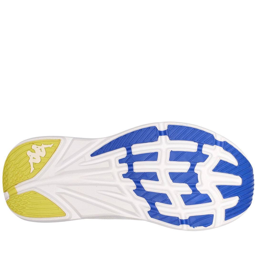 White Blue Unisex Low Cut Running Sport Shoes with Rubber Outsole main