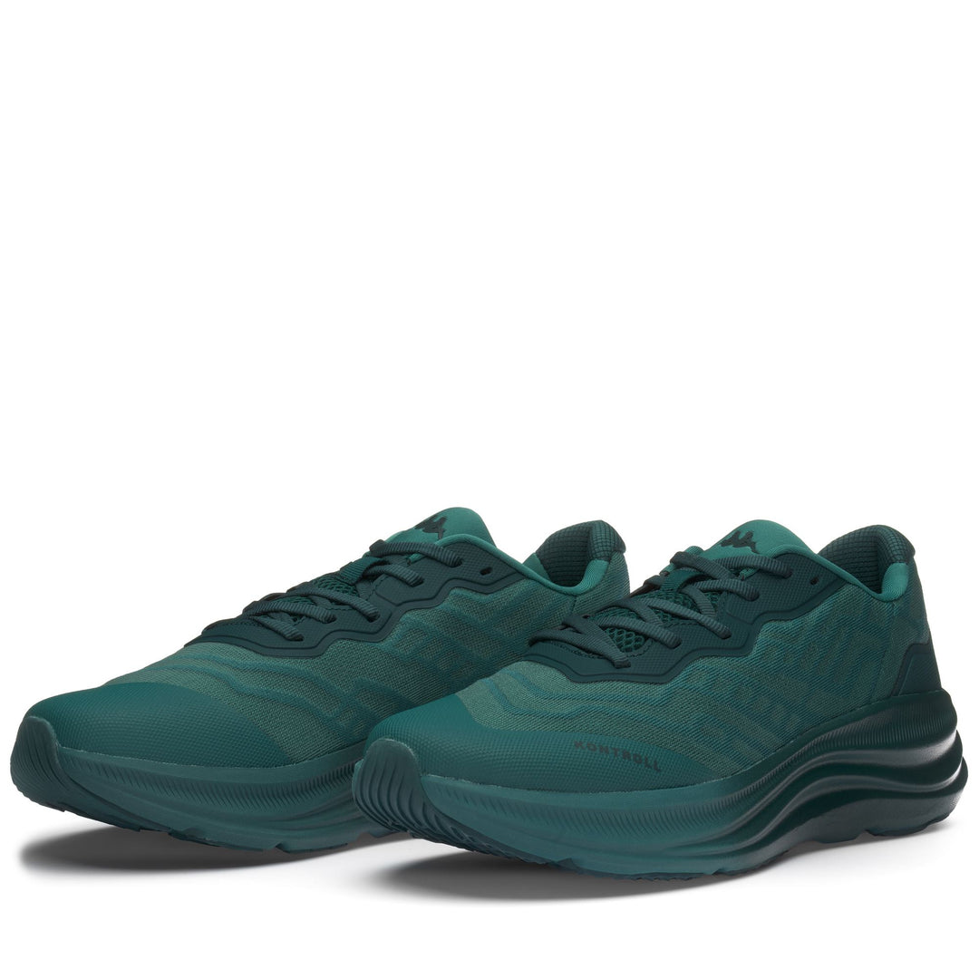 Green unisex Low Cut Running Sport Shoes with Rubber Outsole 01