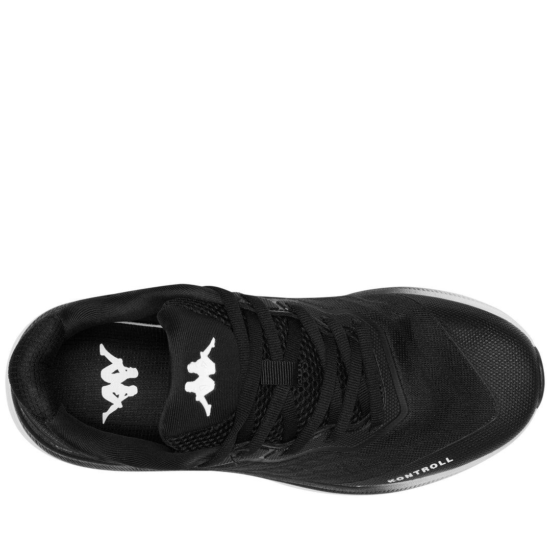Black and White Unisex Low Cut Sport Running Shoes main