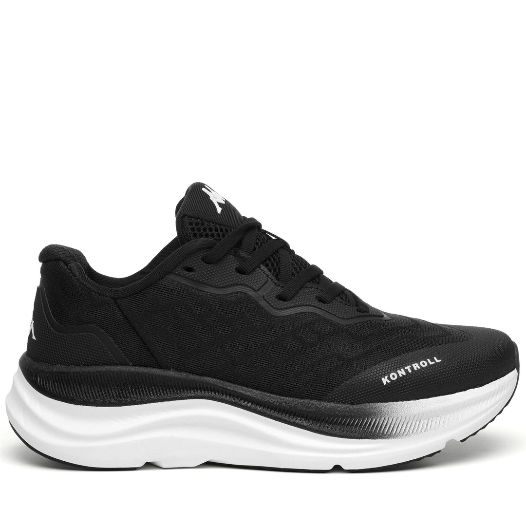 Black and White Unisex Low Cut Sport Running Shoes main