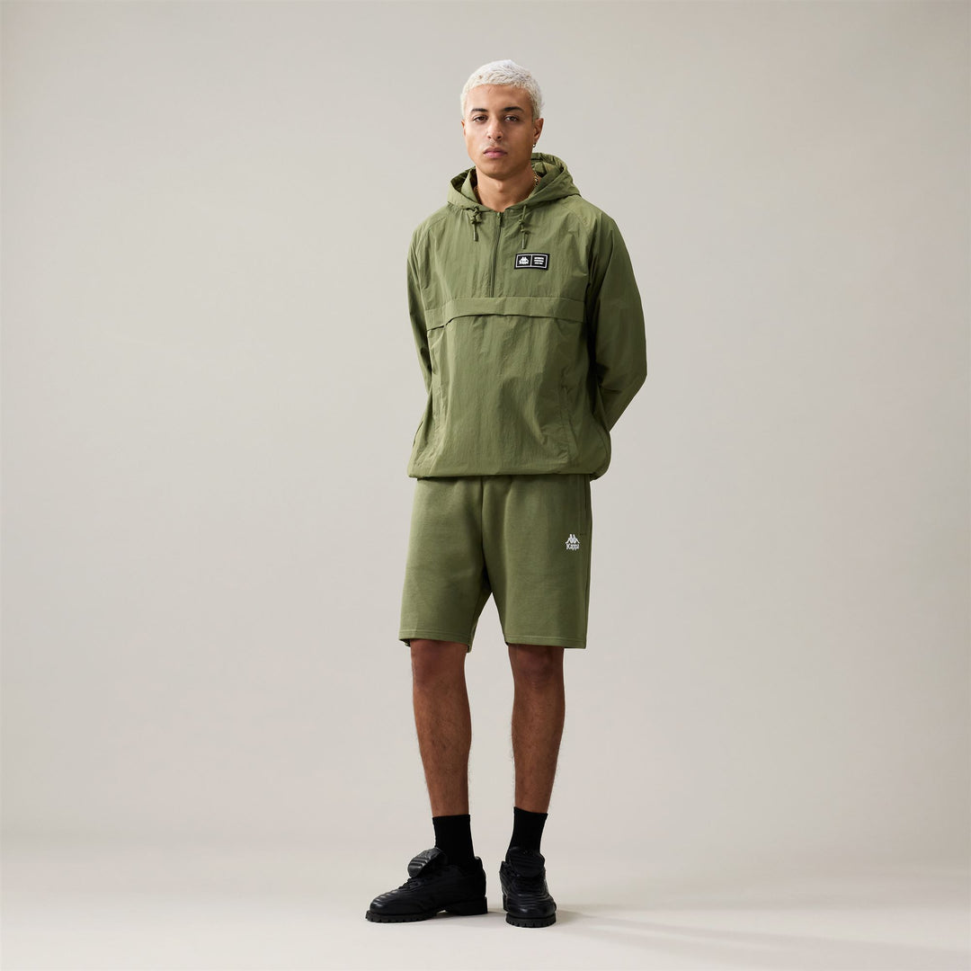 Green Men's Sportswear Regular Fit Shorts in Organic Cotton main
