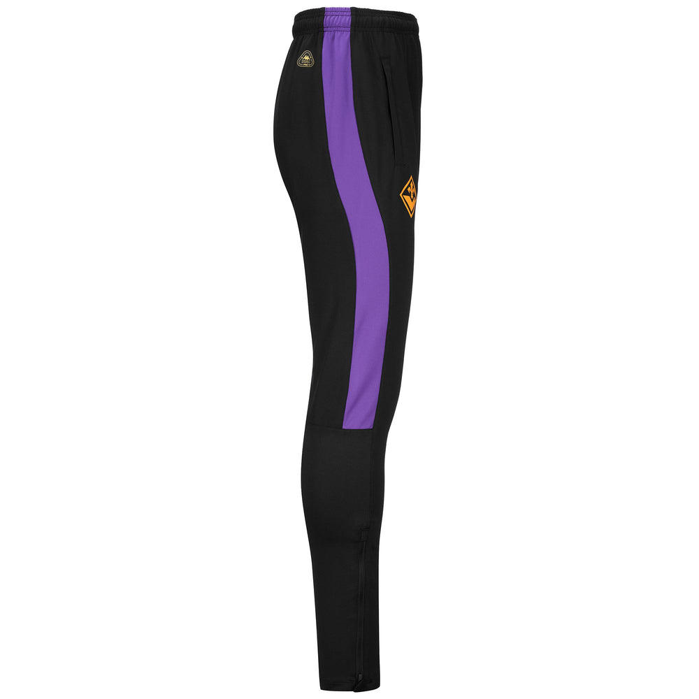 Pantaloni da Allenamento Calcio Uomo Nero Viola con Protezione Hydro-Way 02