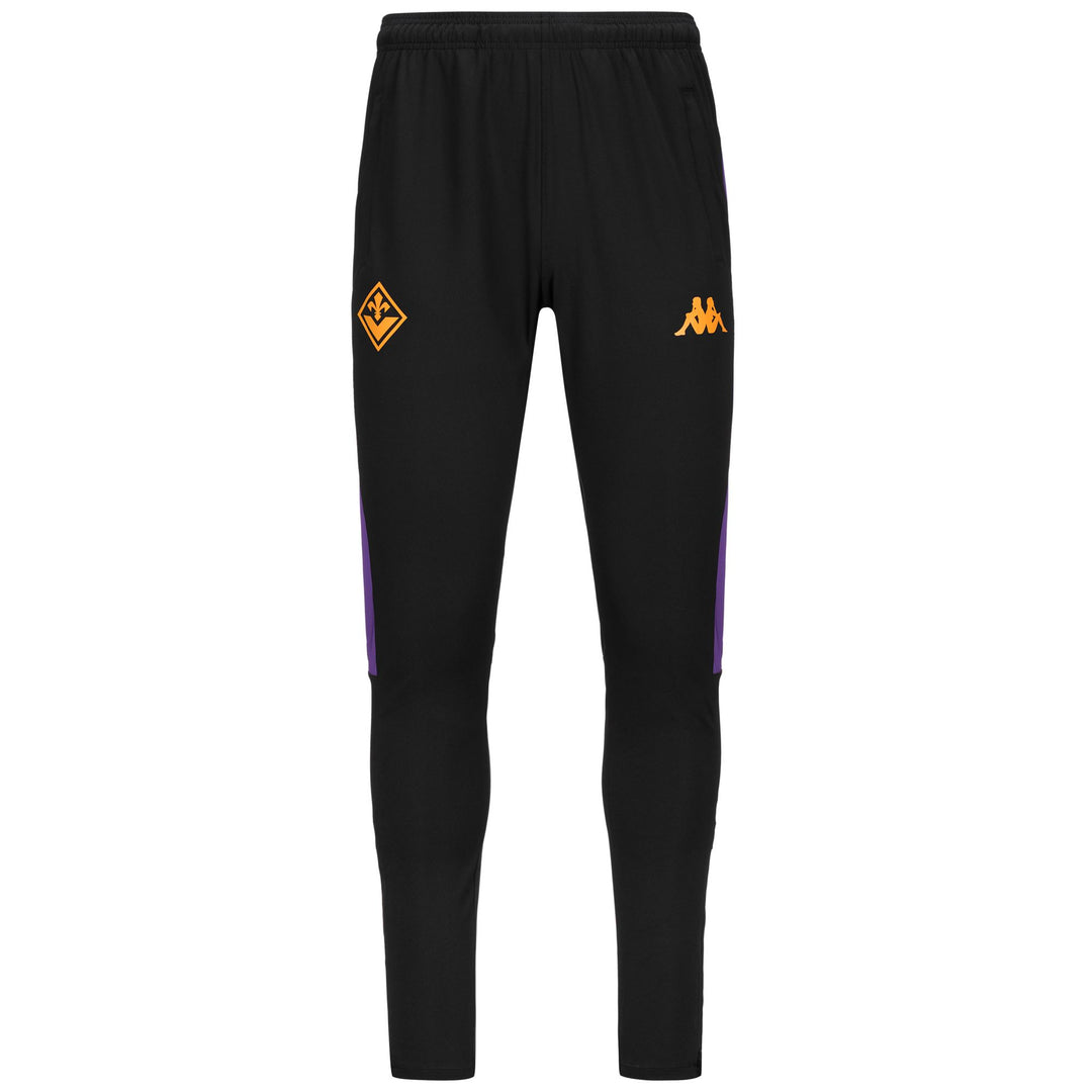 Pantaloni da Allenamento Calcio Uomo Nero Viola con Protezione Hydro-Way 01