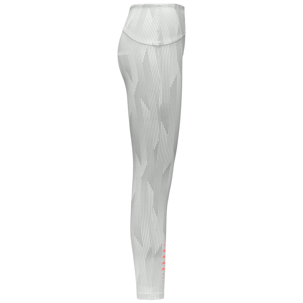 Grey Women's High Waist Skin Fit Stretch Training Trousers 02