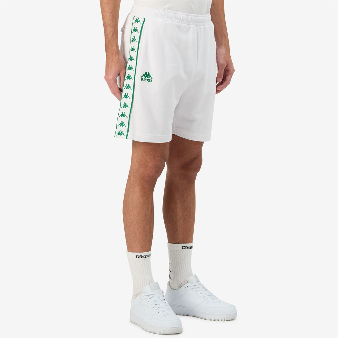 Pantalones cortos deportivos de calle para hombre en gris y verde con ajuste cómodo main