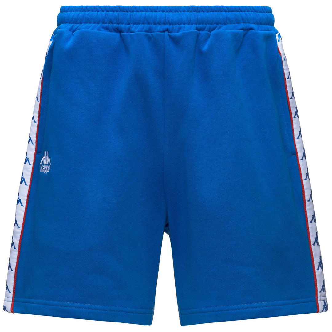 Pantaloncini sportivi da uomo blu con vestibilità comoda e profili 01
