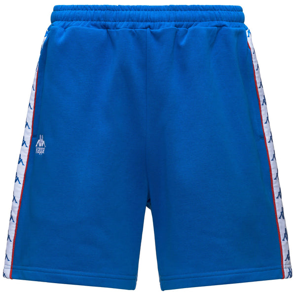 Blue Men's Comfort Fit Sportswear Shorts with Piping | Kappa