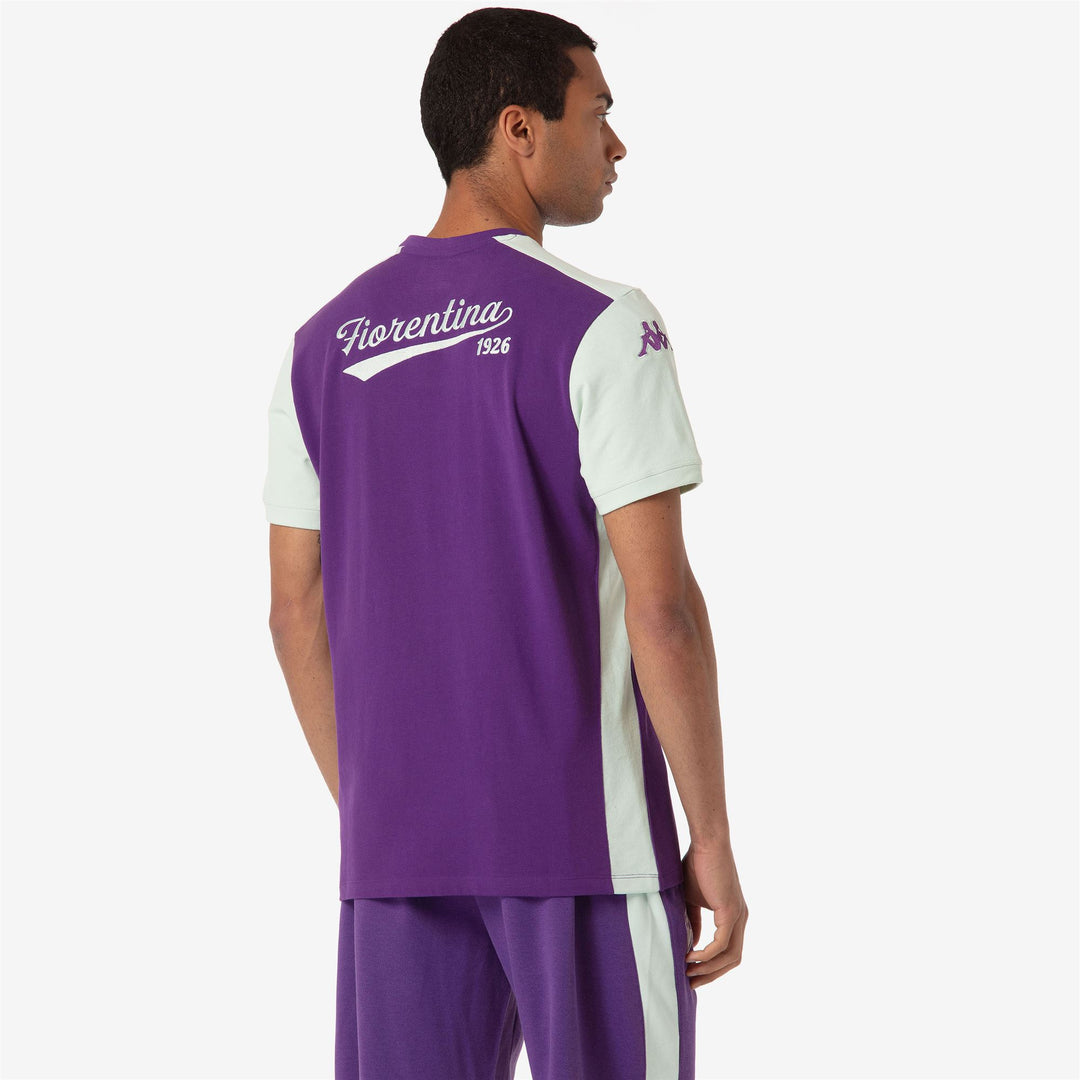 Violet Men's Slim Fit Football Polo Shirt with Organic Cotton main