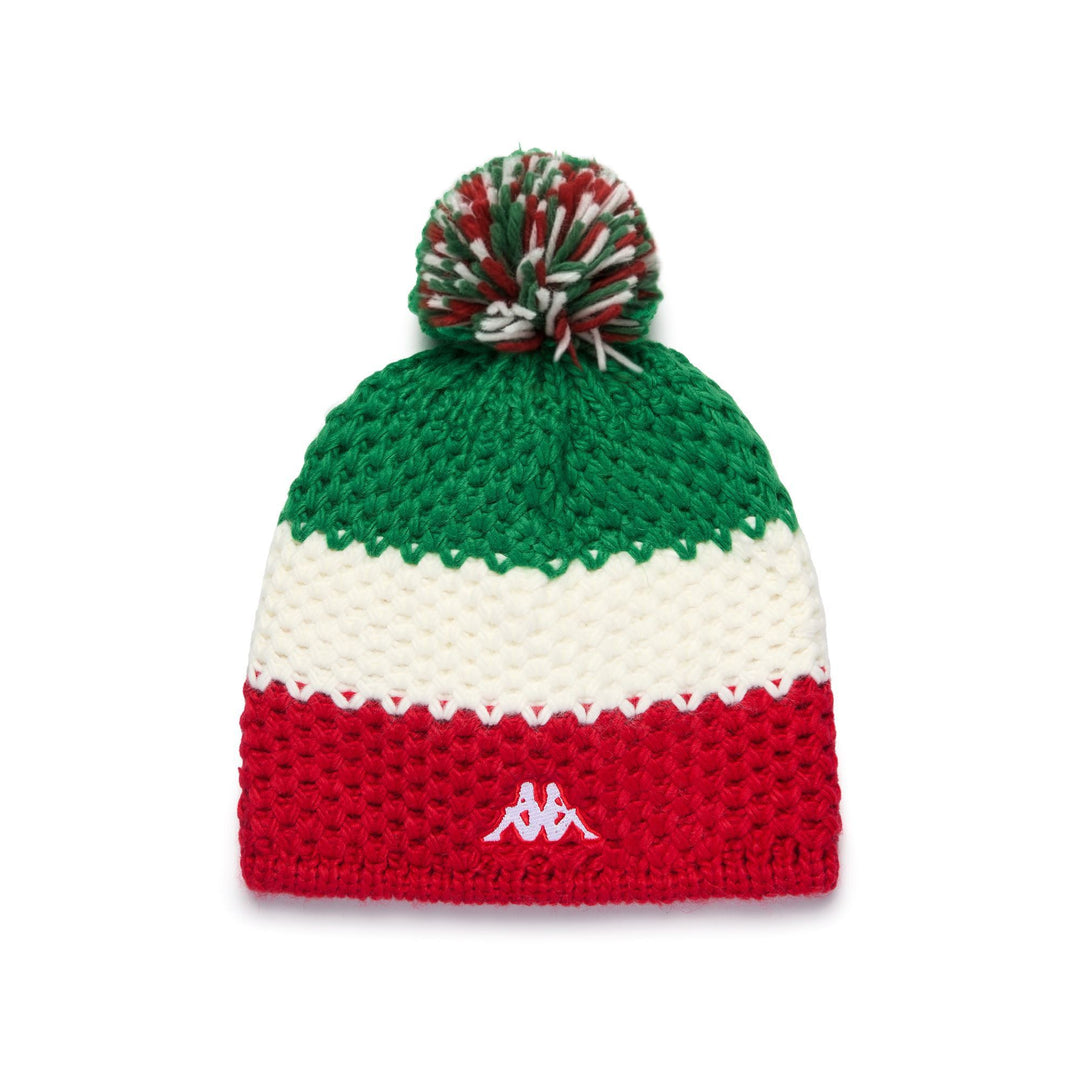 Cappello da sci unisex verde in misto lana e acrilico main
