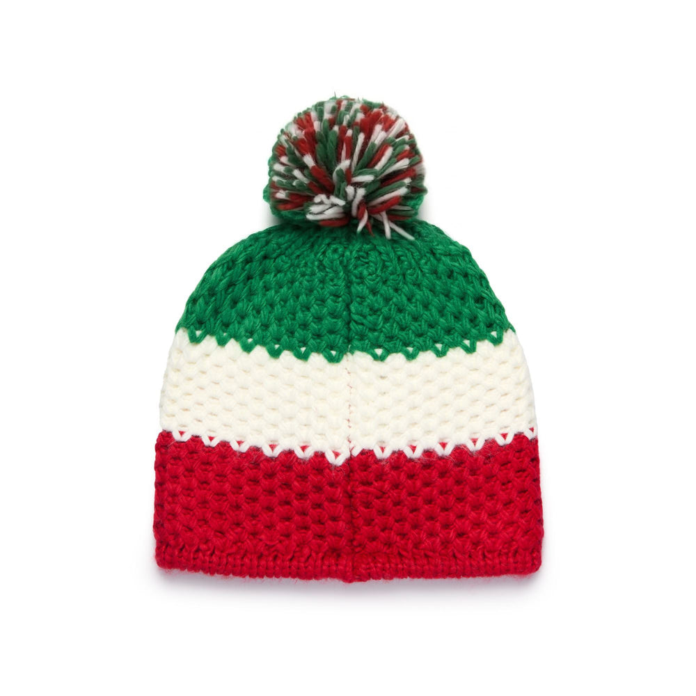 Gorro de esquí unisex verde con mezcla de lana y acrílico 02
