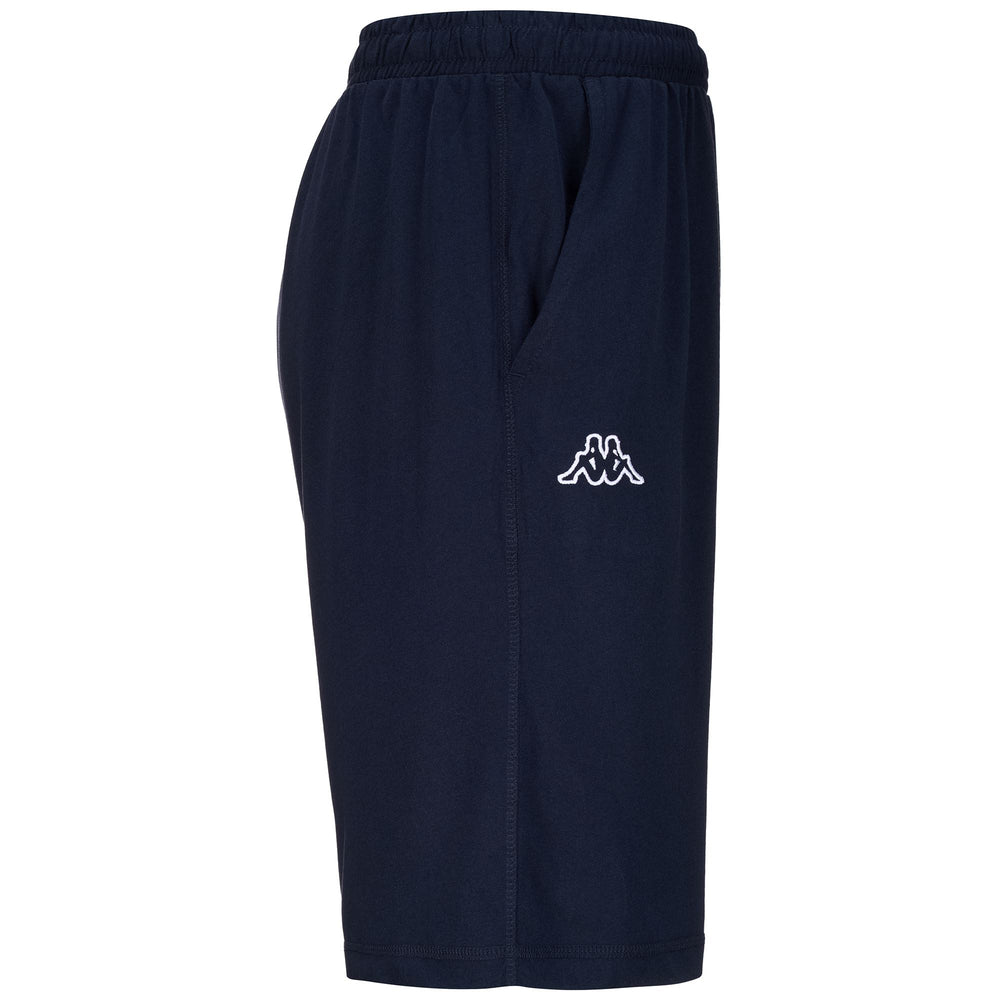 Short bermuda de sport bleu pour homme, coupe classique, en tissu recyclé 02