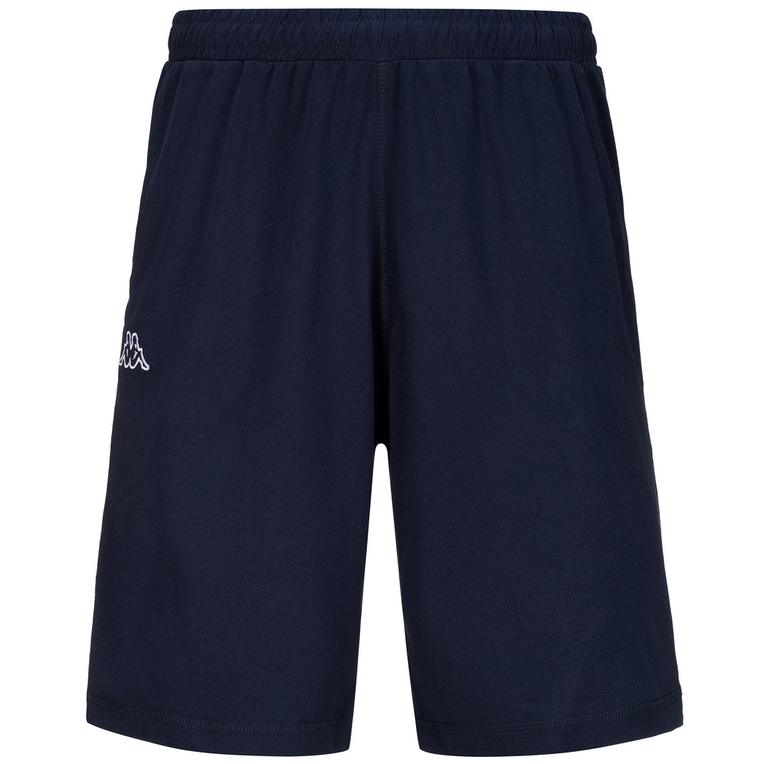 Short bermuda de sport bleu pour homme, coupe classique, en tissu recyclé 01